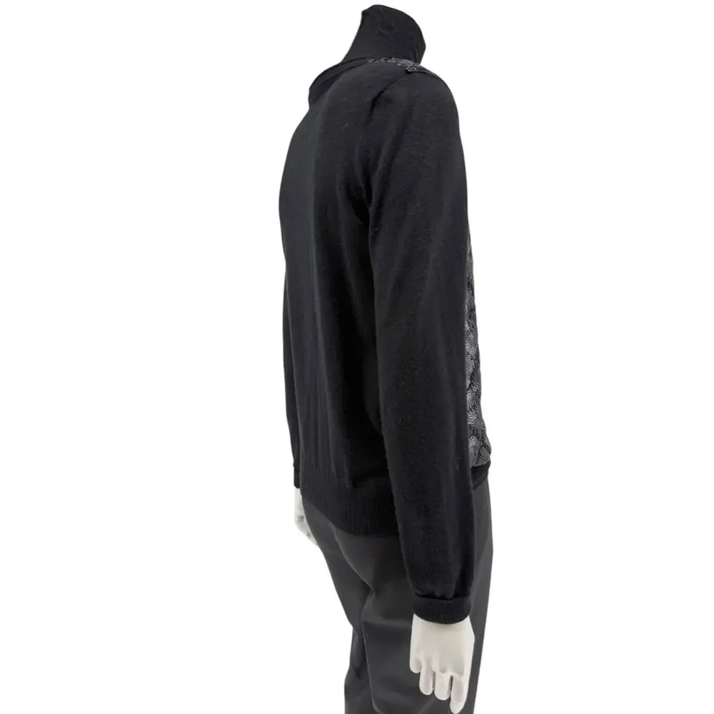 CHANEL black sequin